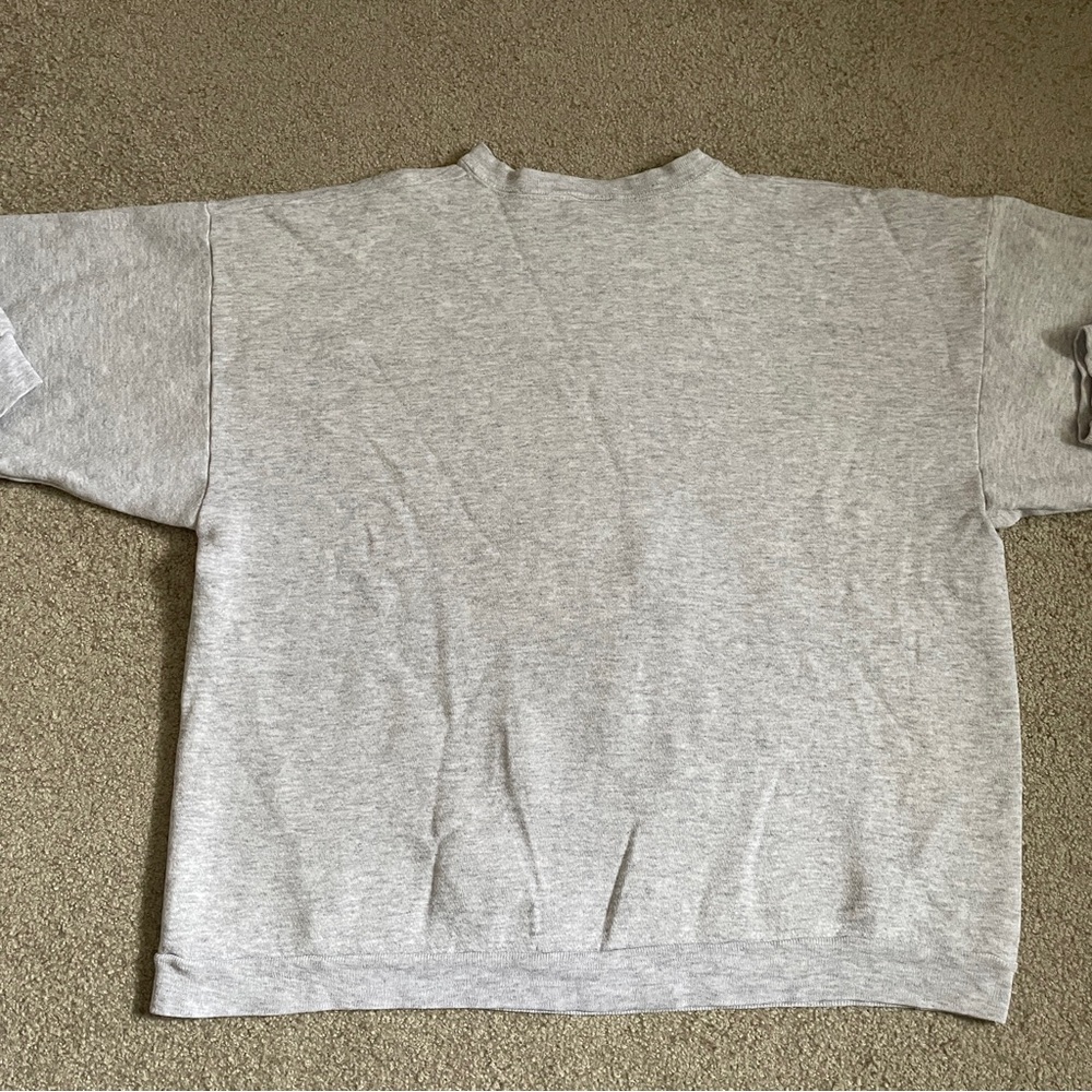 Vintage 90s Disney Mickey Mouse Heather Gray Crewneck Sweatshirt Unisex XL WDW - Picture 4 of 7